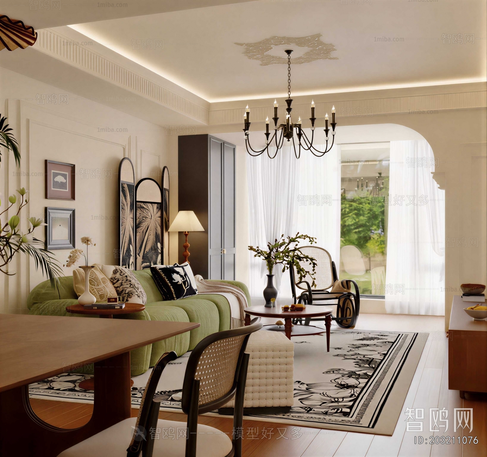 French Style A Living Room