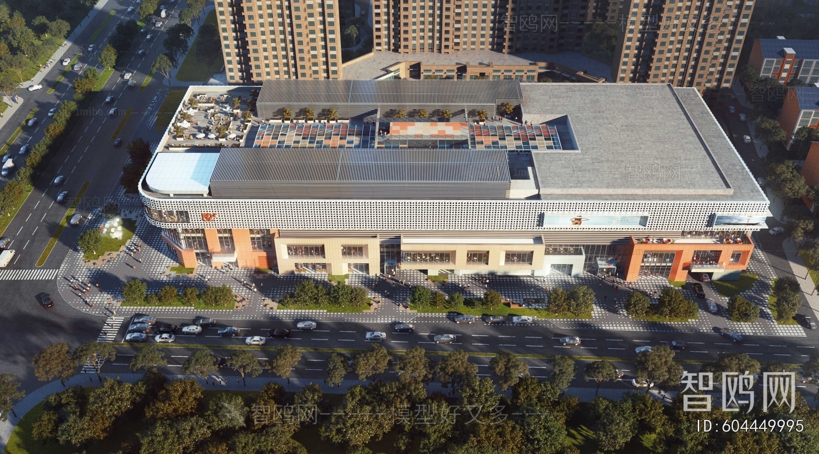 Modern Appearance Of Commercial Building
