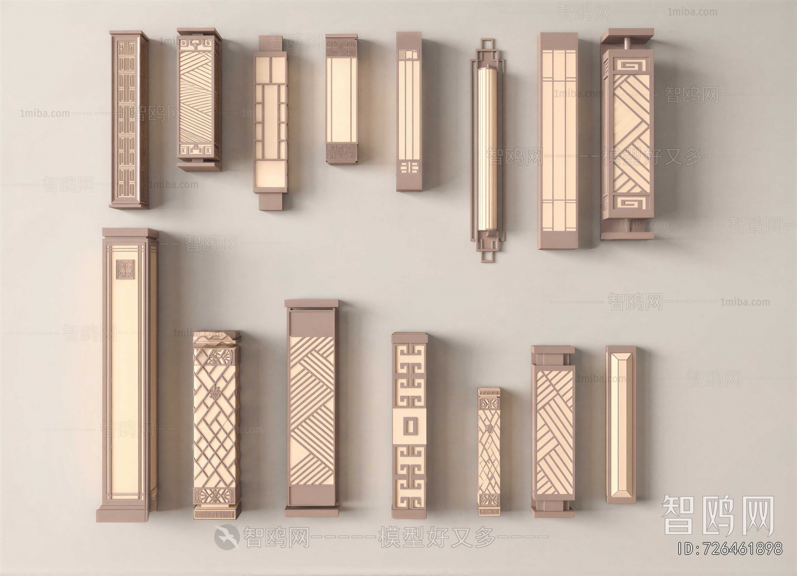 New Chinese Style Wall Lamp