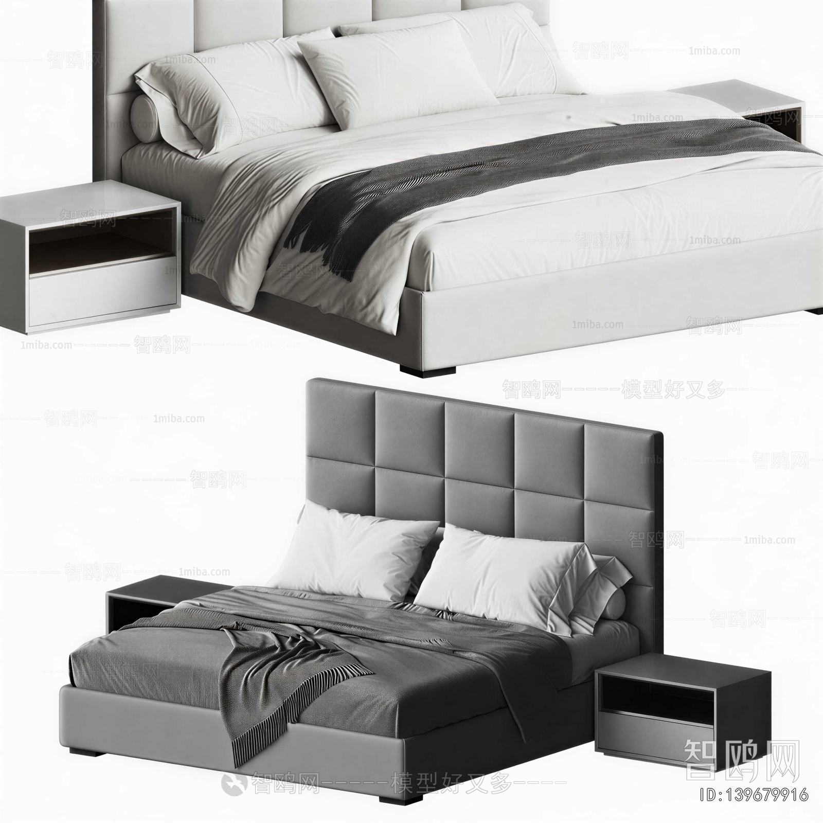 Modern Double Bed