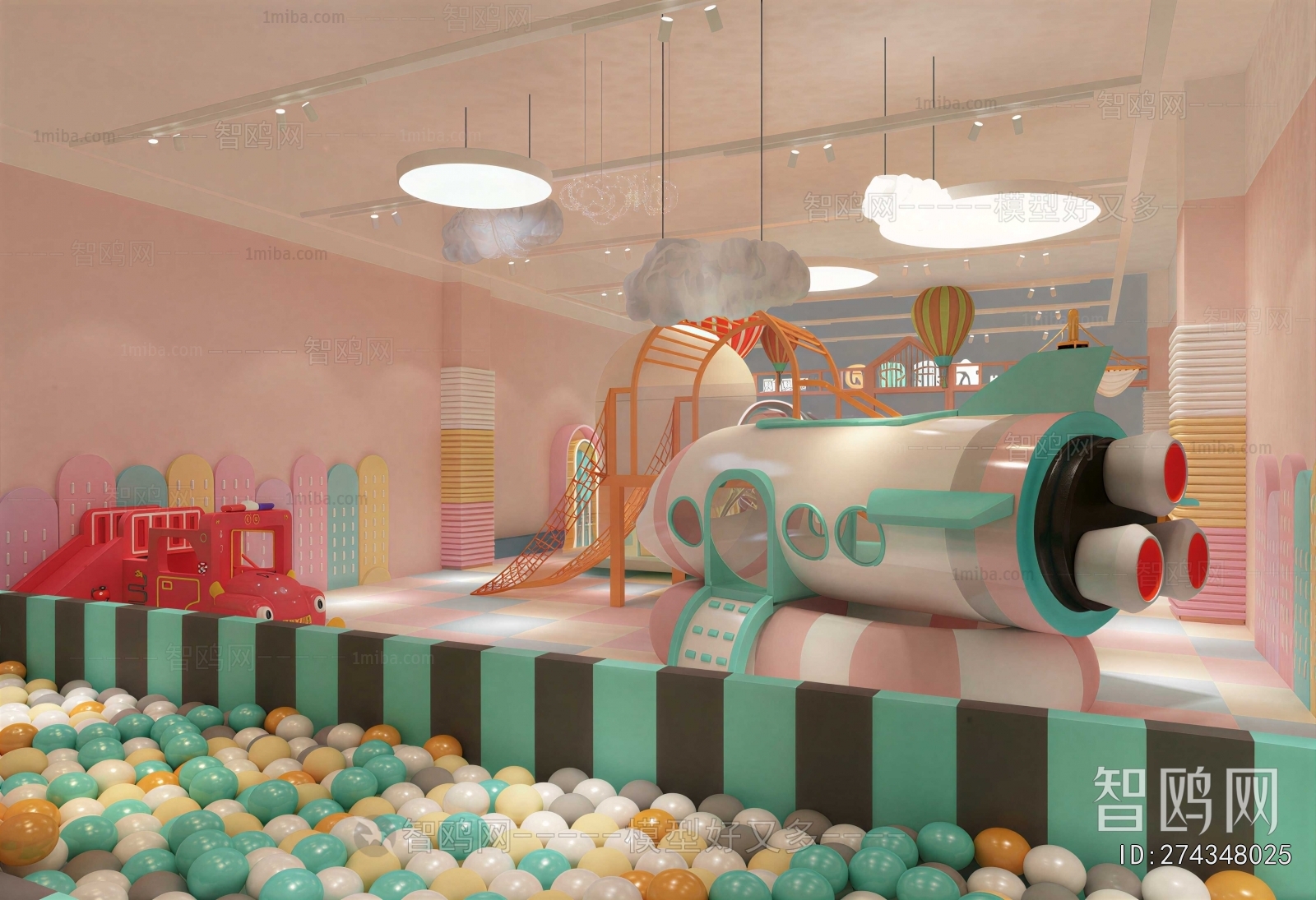 Modern Children's Amusement Park