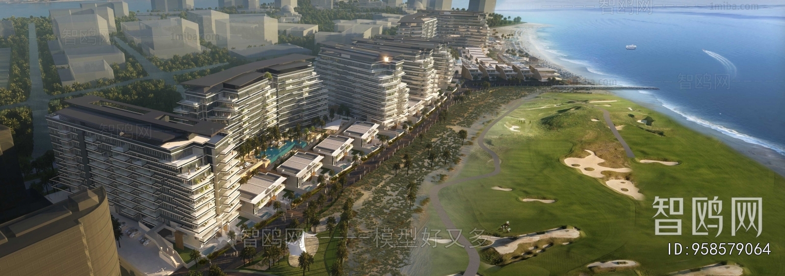 Modern Architectural Bird's-eye View Planning