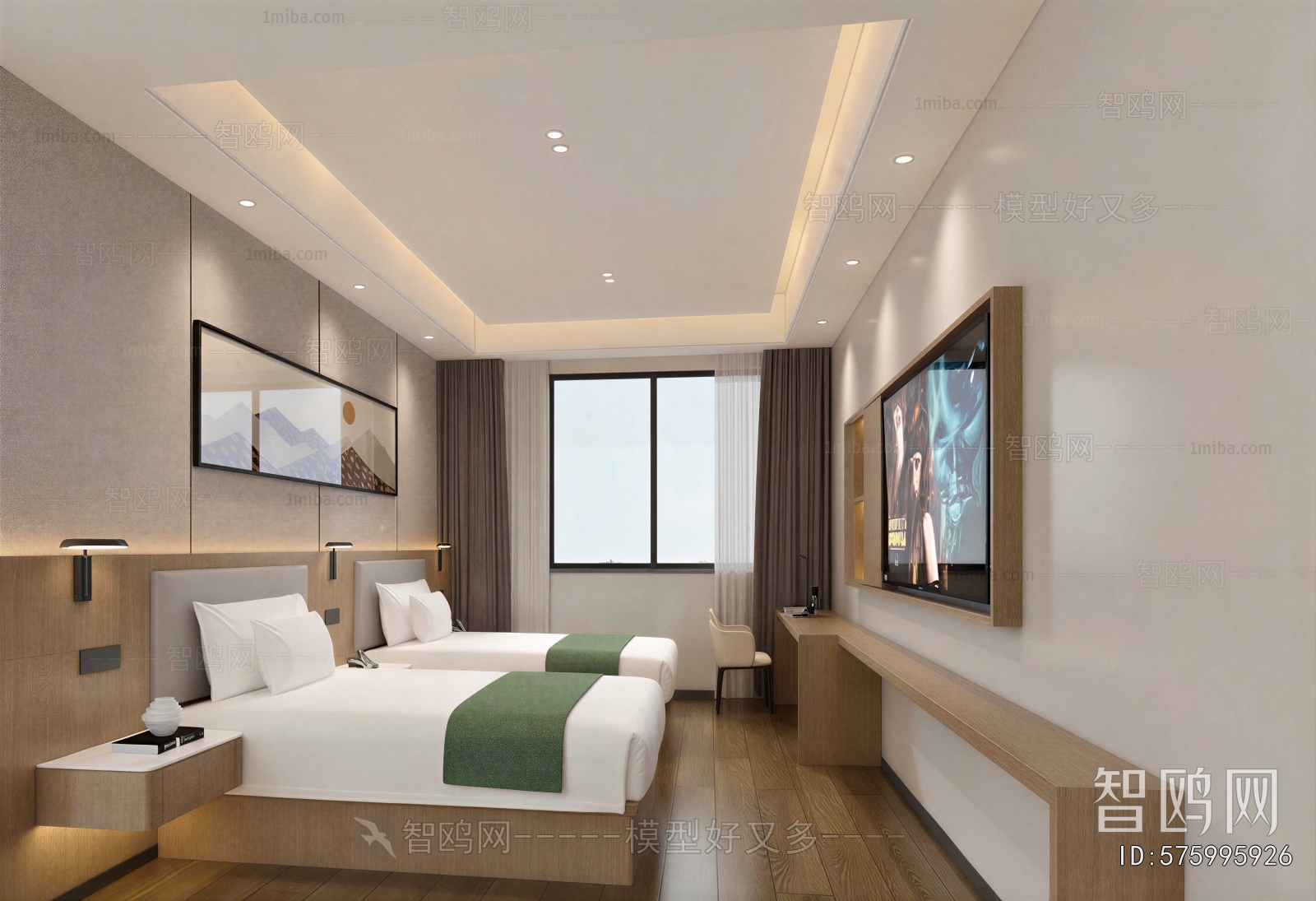 Modern Guest Room