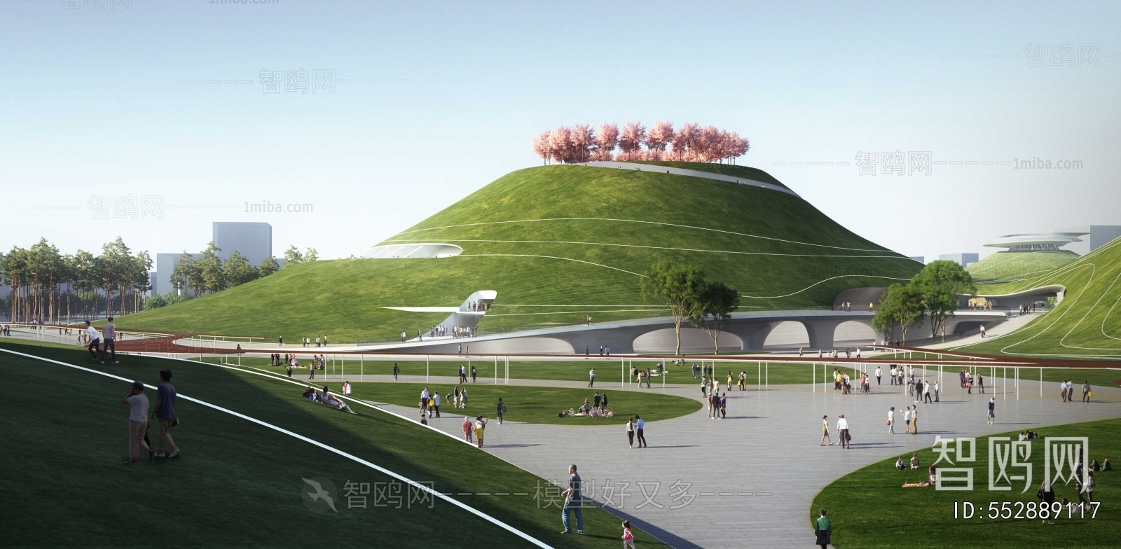 Modern Park Landscape