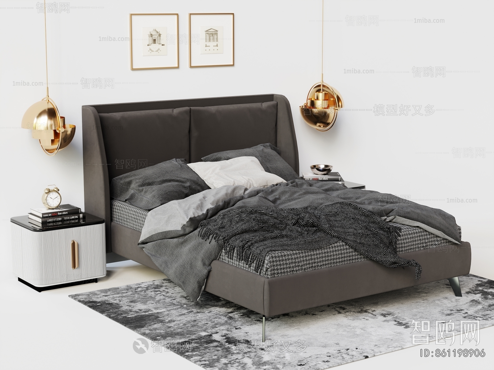 Modern Double Bed