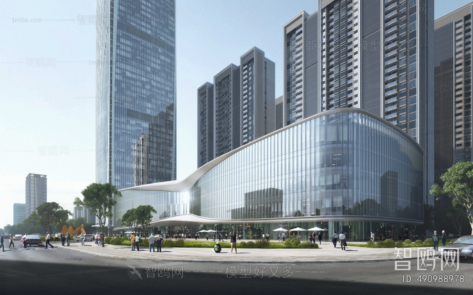 Modern Appearance Of Commercial Building