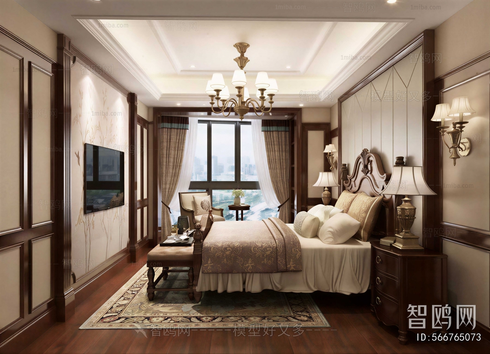 American Style Bedroom