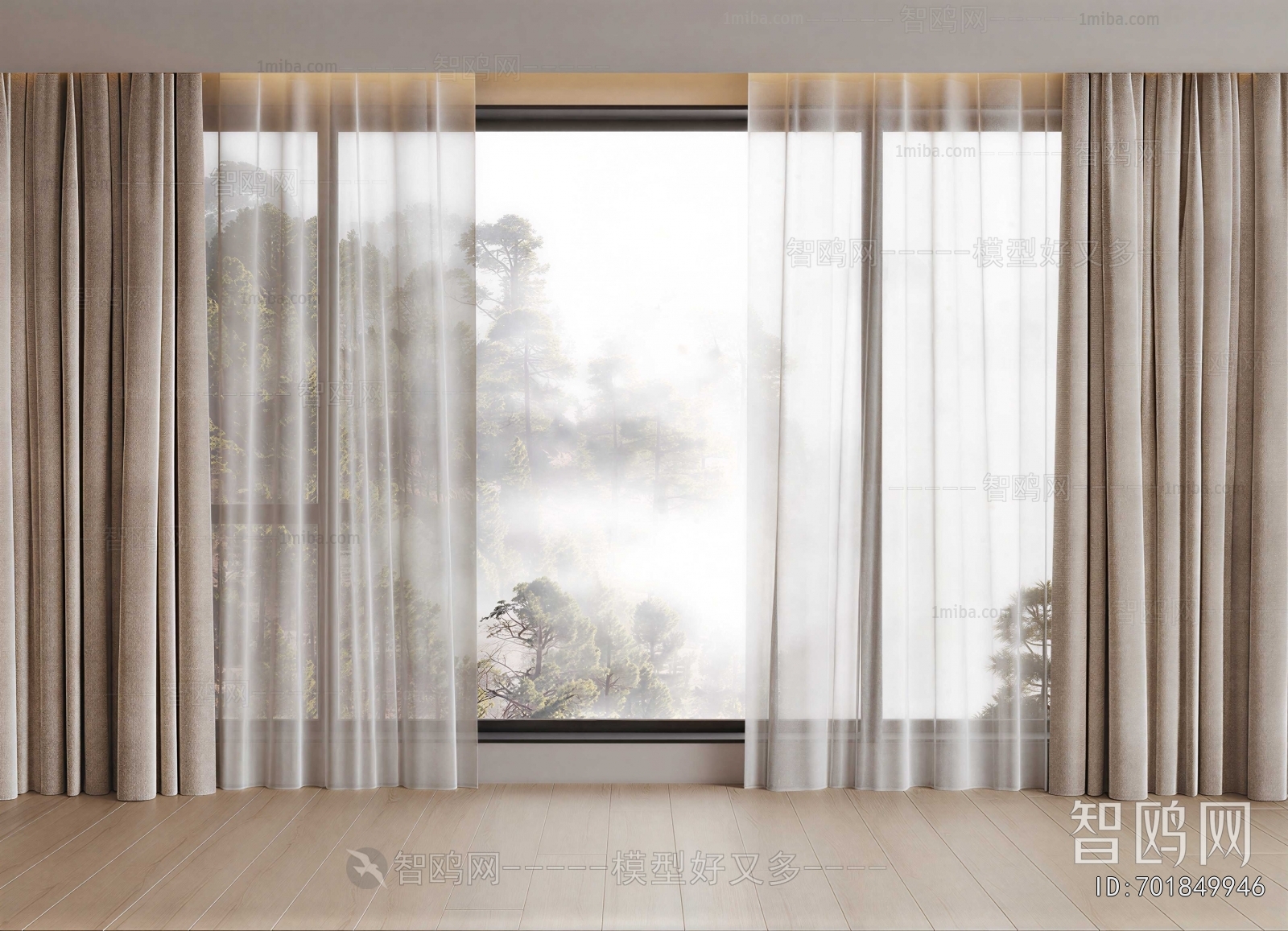 Modern The Curtain