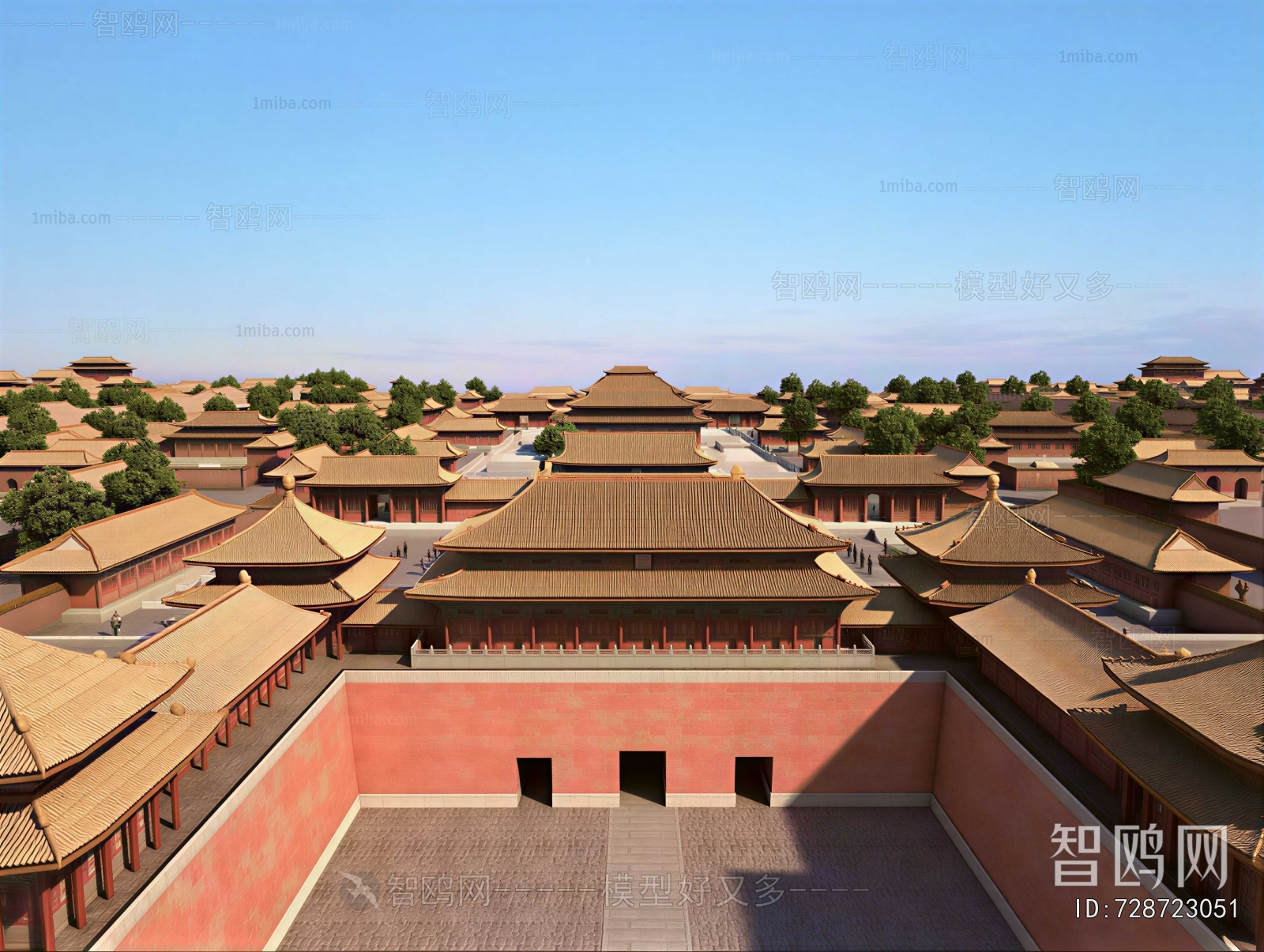 Chinese Style Ancient Architectural Buildings