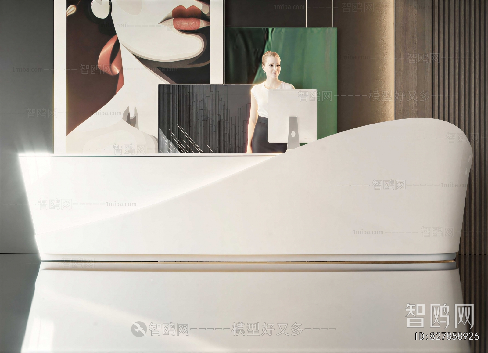 Modern Reception Desk