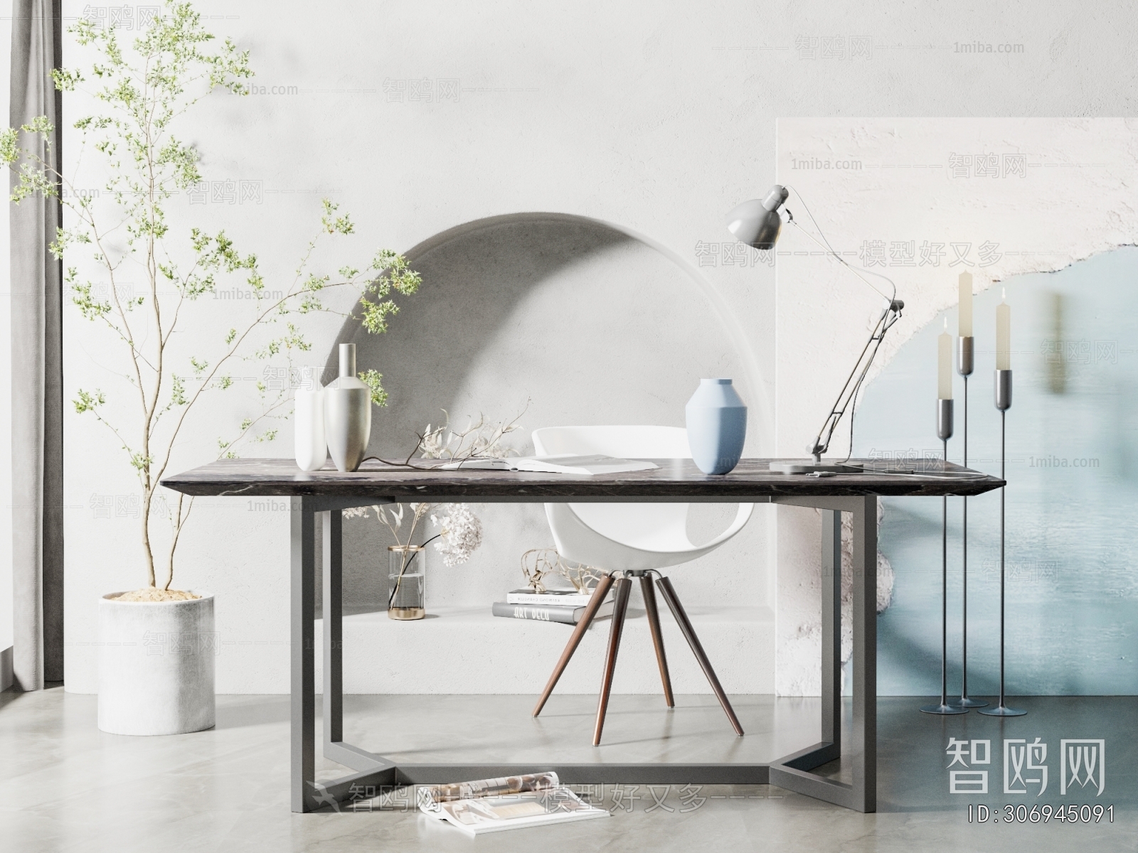 Modern Computer Desk And Chair