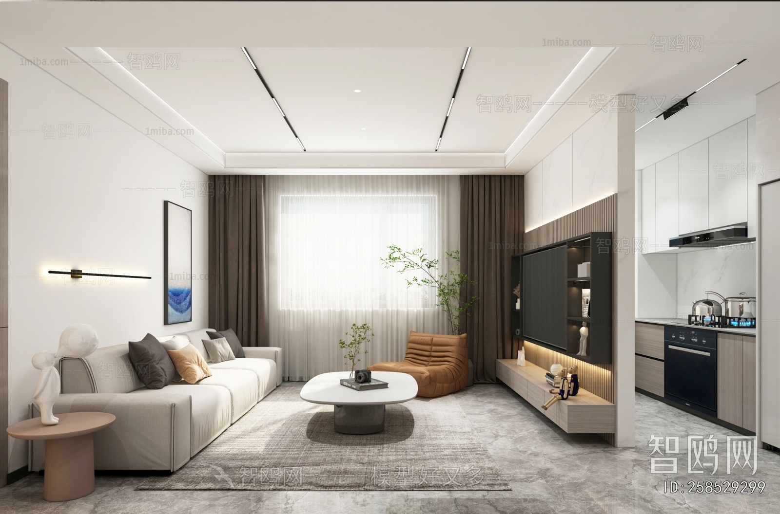 Modern A Living Room