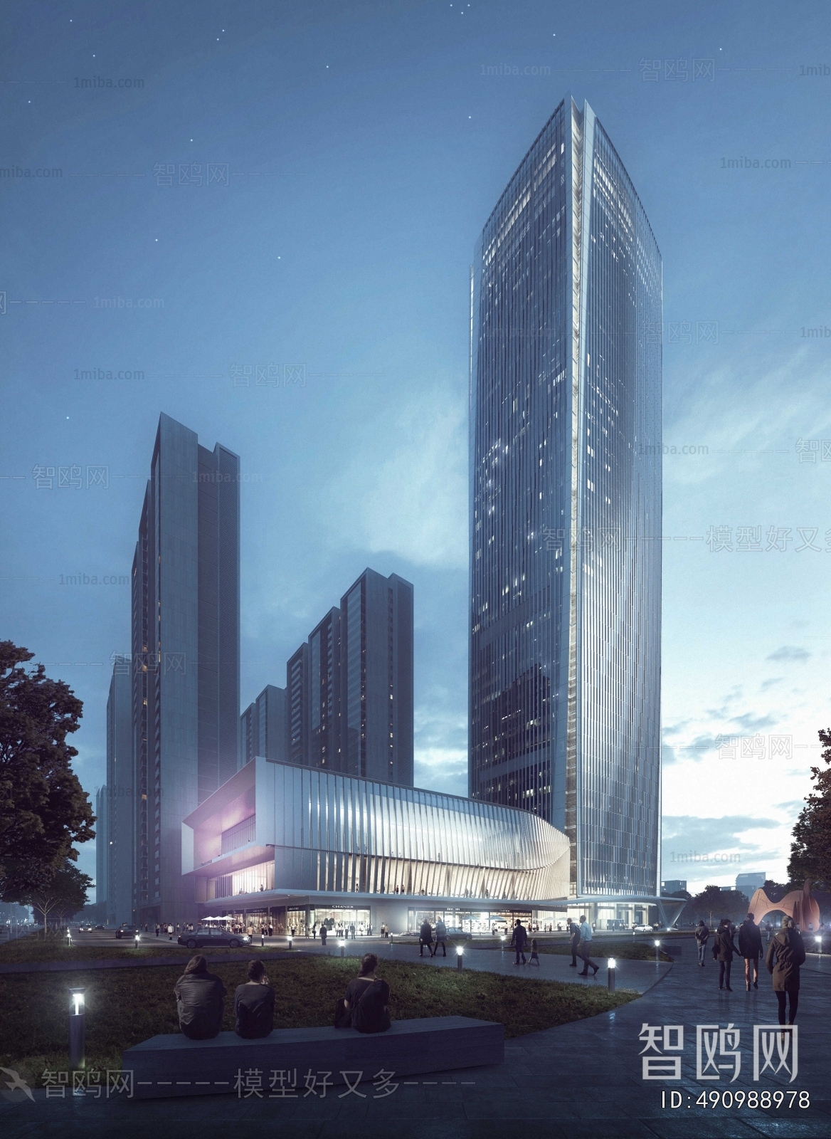 Modern Appearance Of Commercial Building