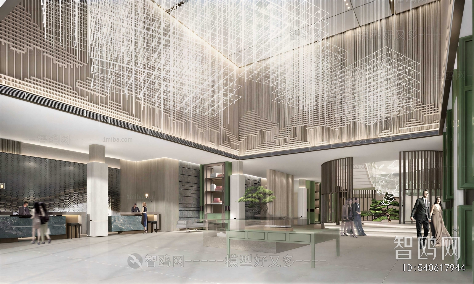 New Chinese Style Lobby Hall