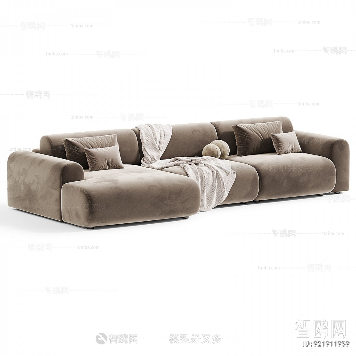 Modern Three-seat Sofa