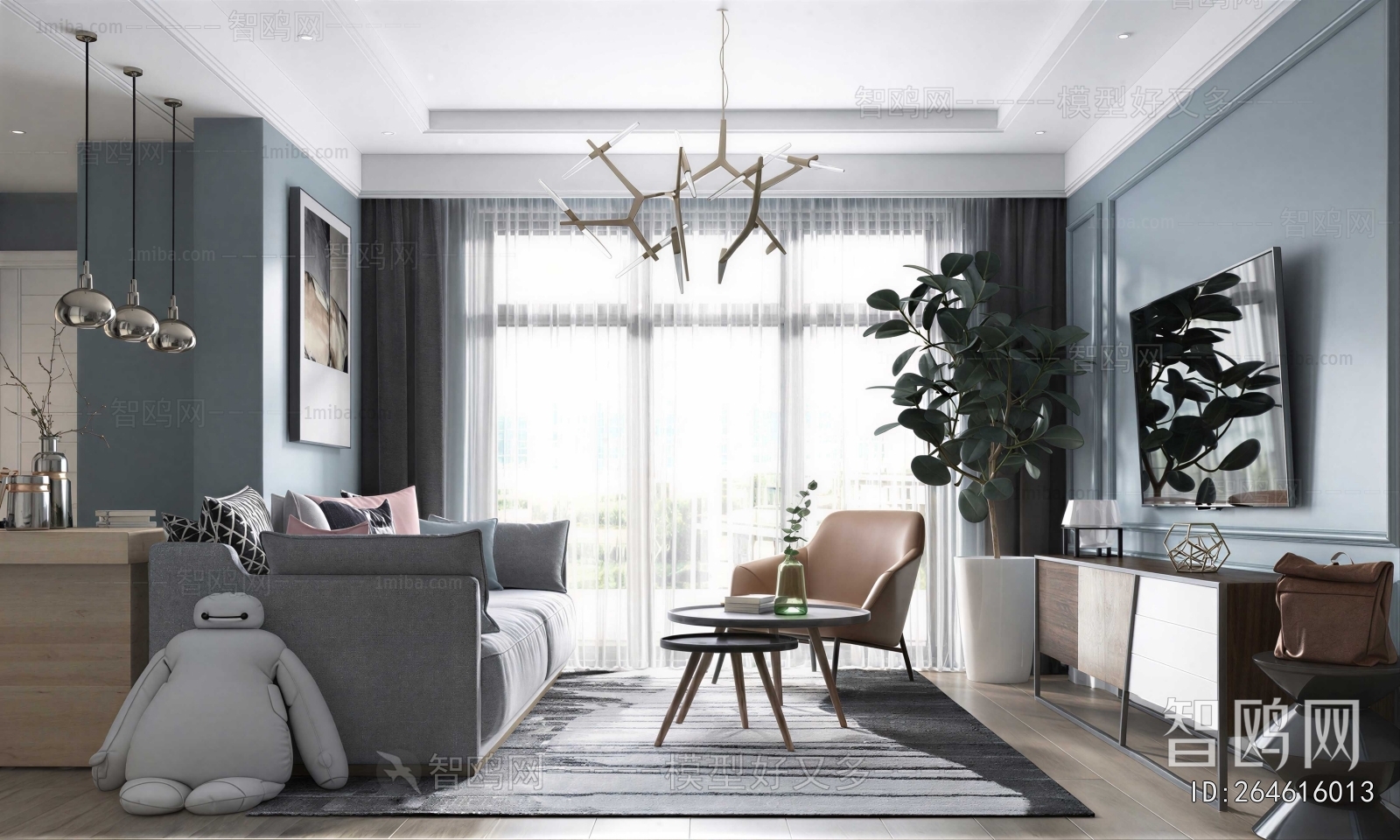 Nordic Style A Living Room