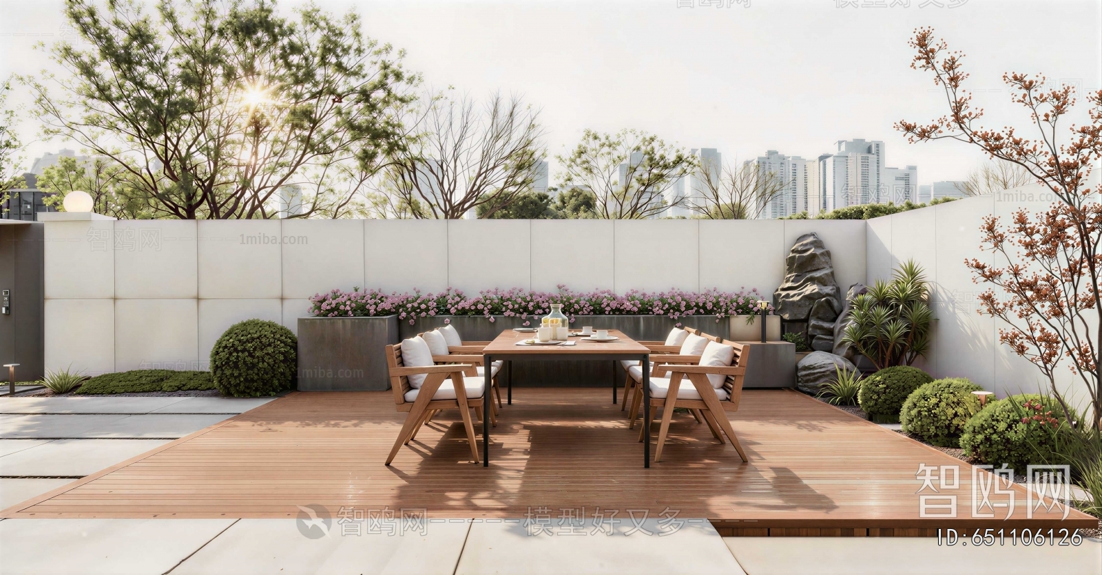 Modern Courtyard/landscape