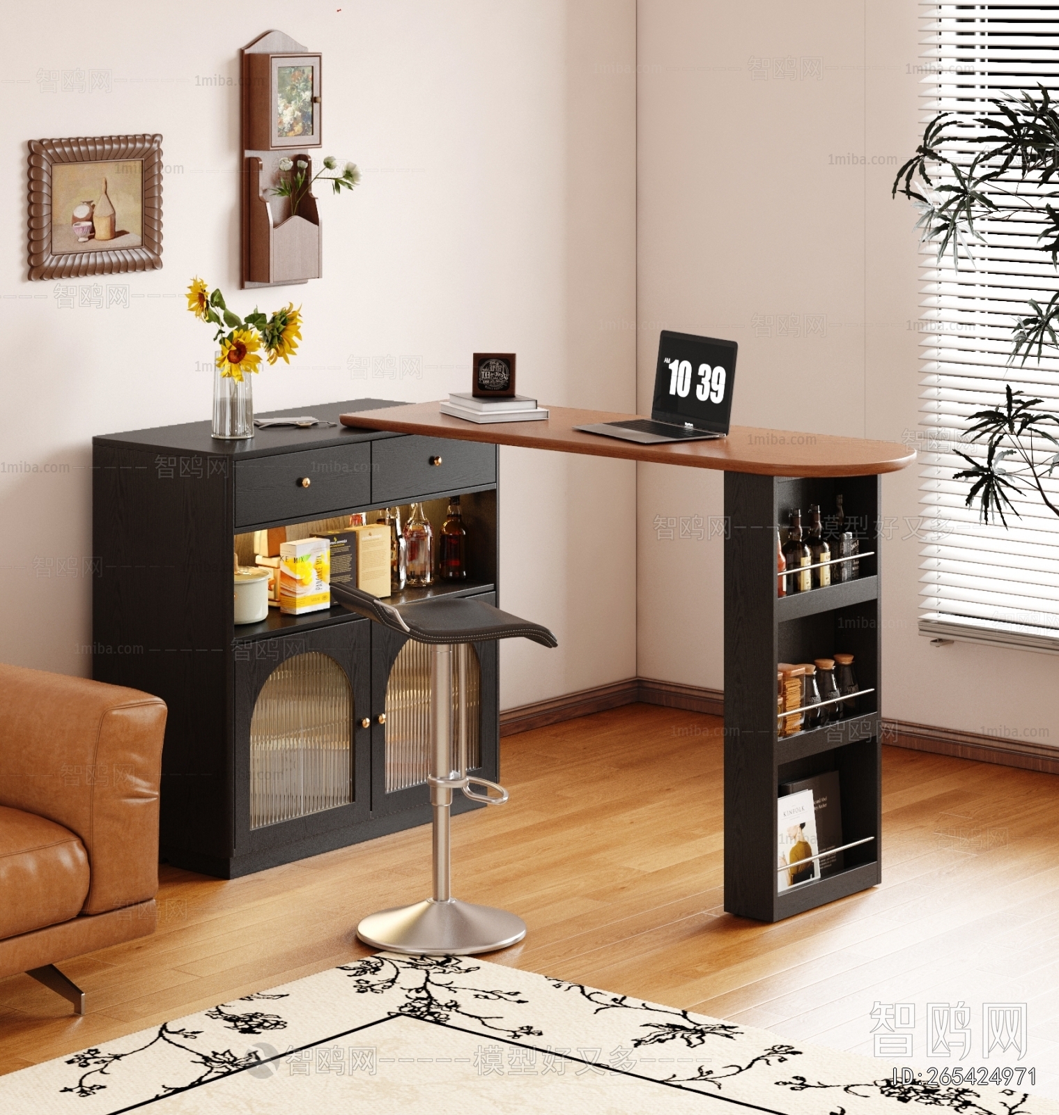 French Style Counter Bar