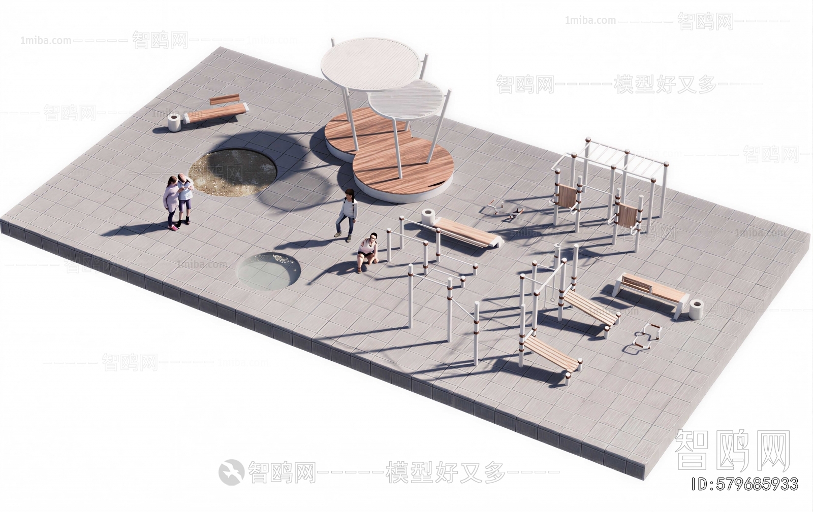 Modern Fitness Equipment