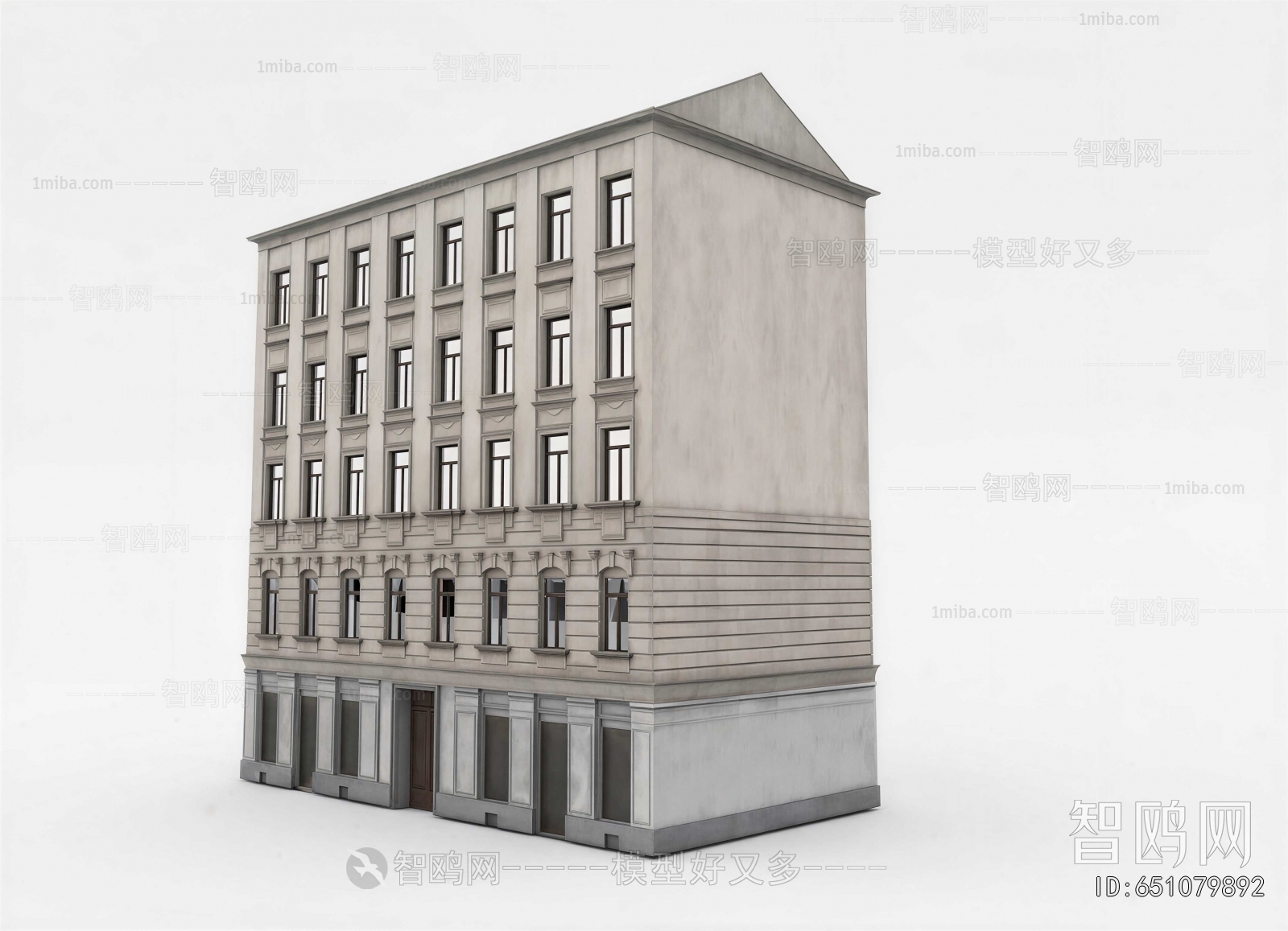 European Style Appearance Of Commercial Building