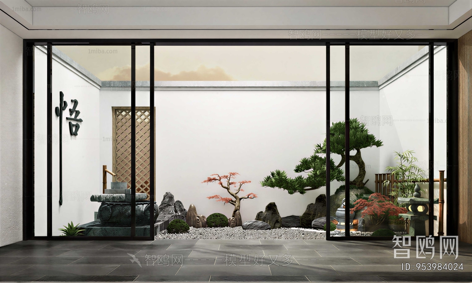 New Chinese Style Plant Landscaping