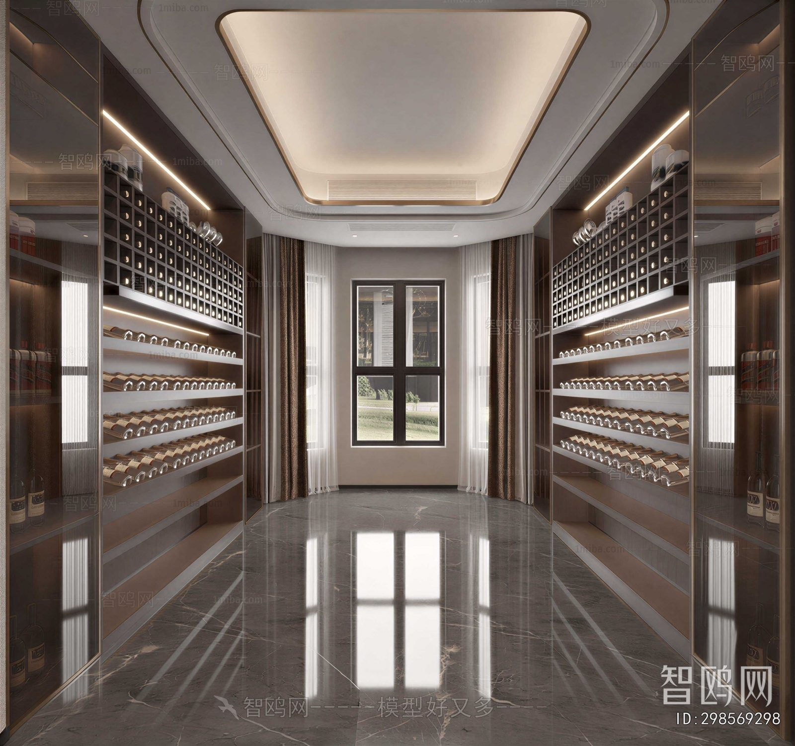 New Chinese Style Wine Cellar/Wine Tasting Room