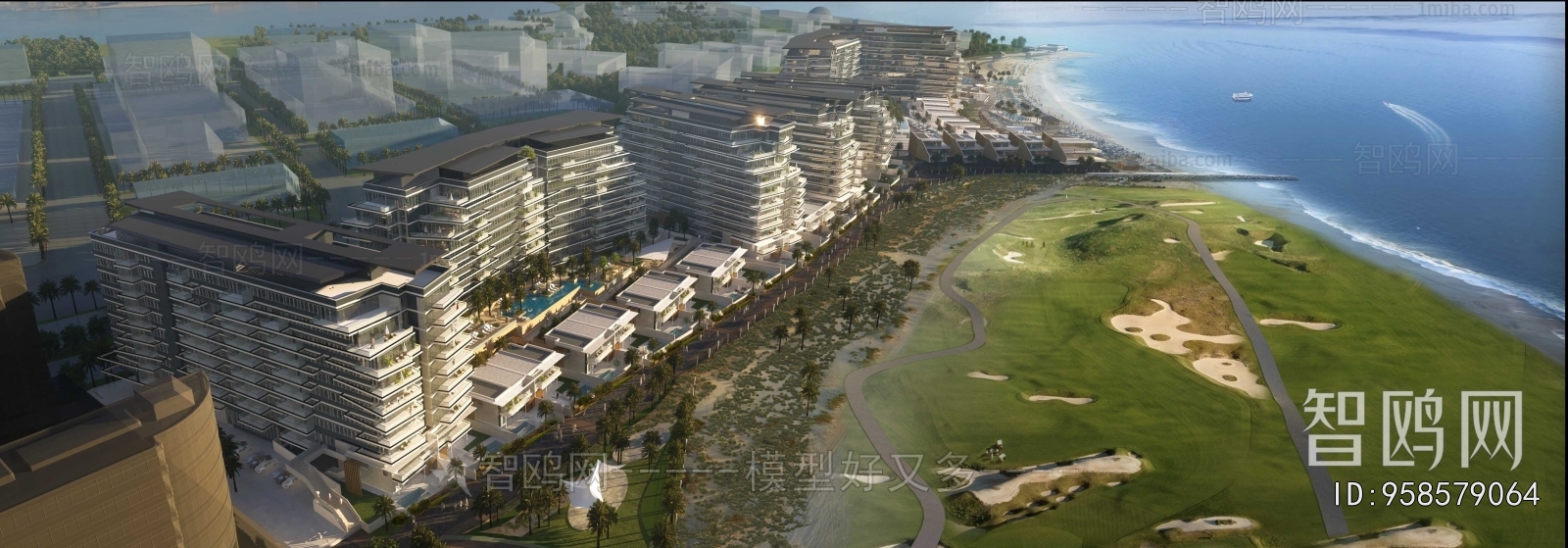 Modern Architectural Bird's-eye View Planning