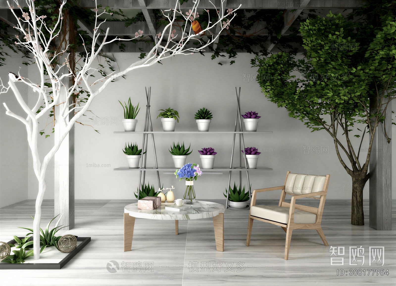 Modern Leisure Table And Chair