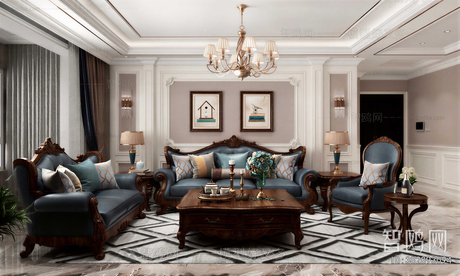 European Style A Living Room
