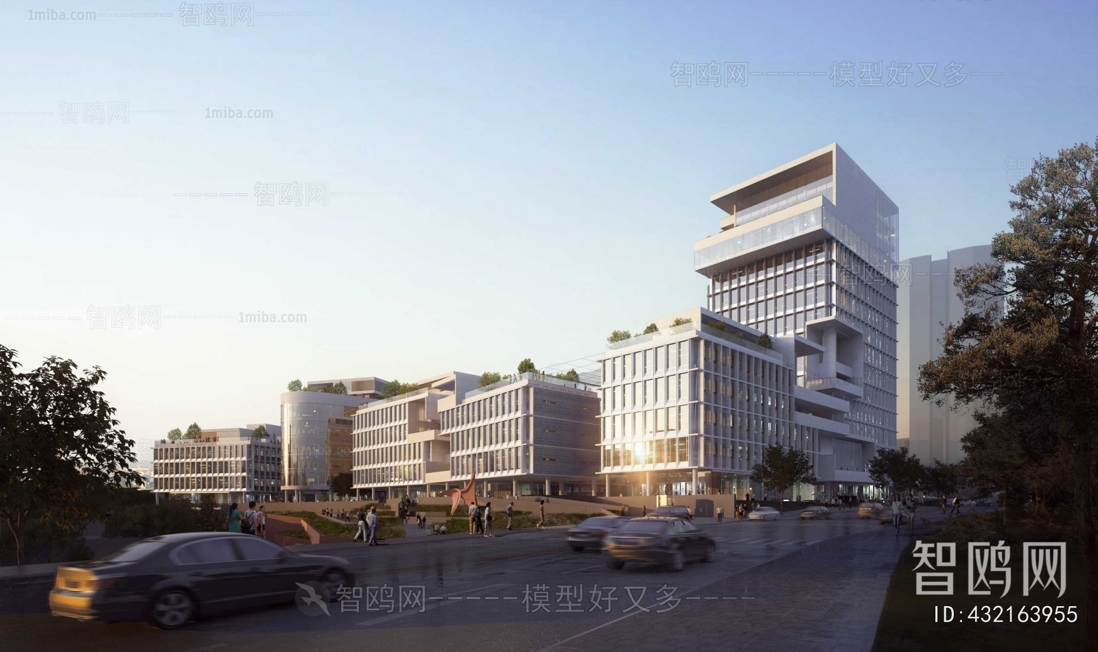 Modern Appearance Of Commercial Building