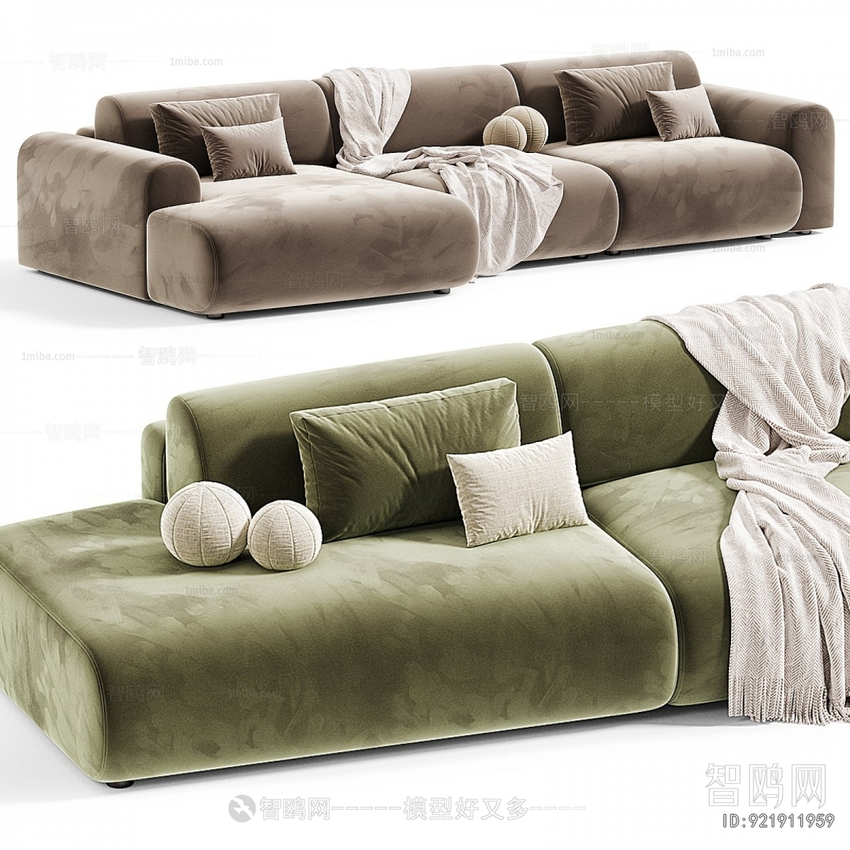 Modern Three-seat Sofa