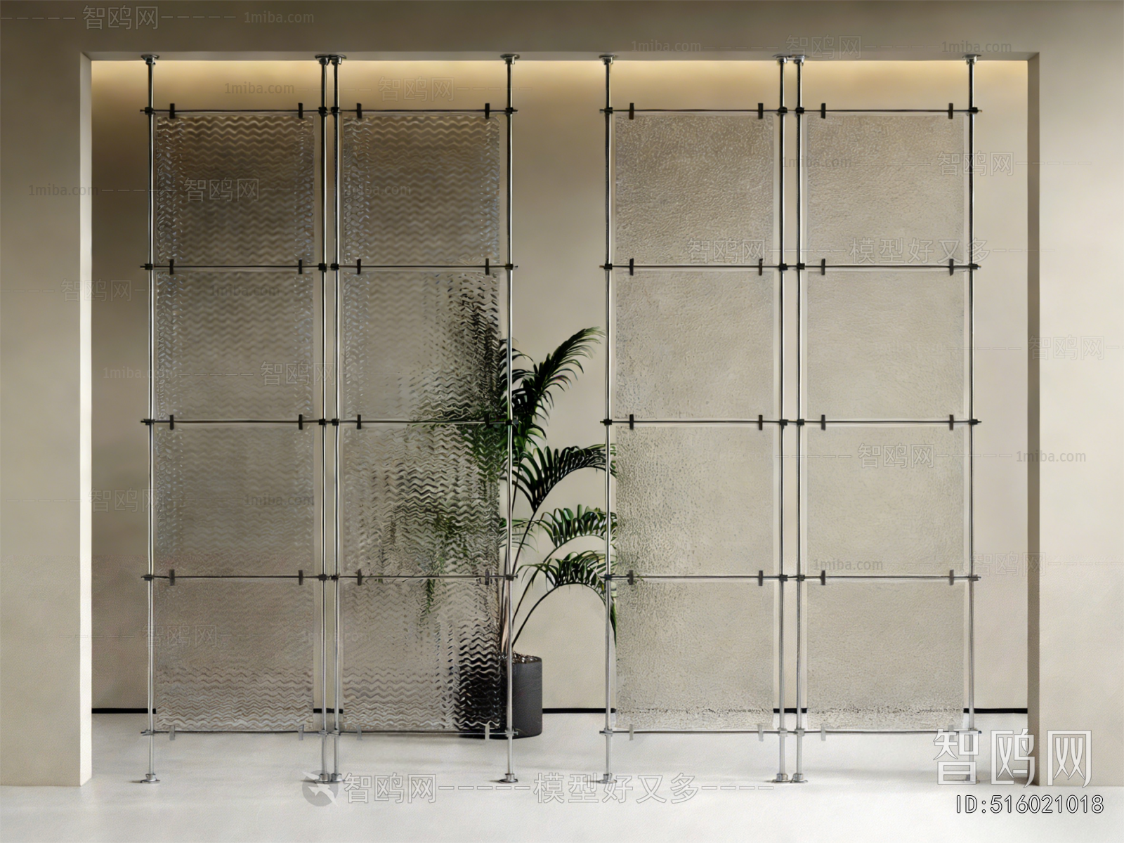 Modern Glass Screen Partition
