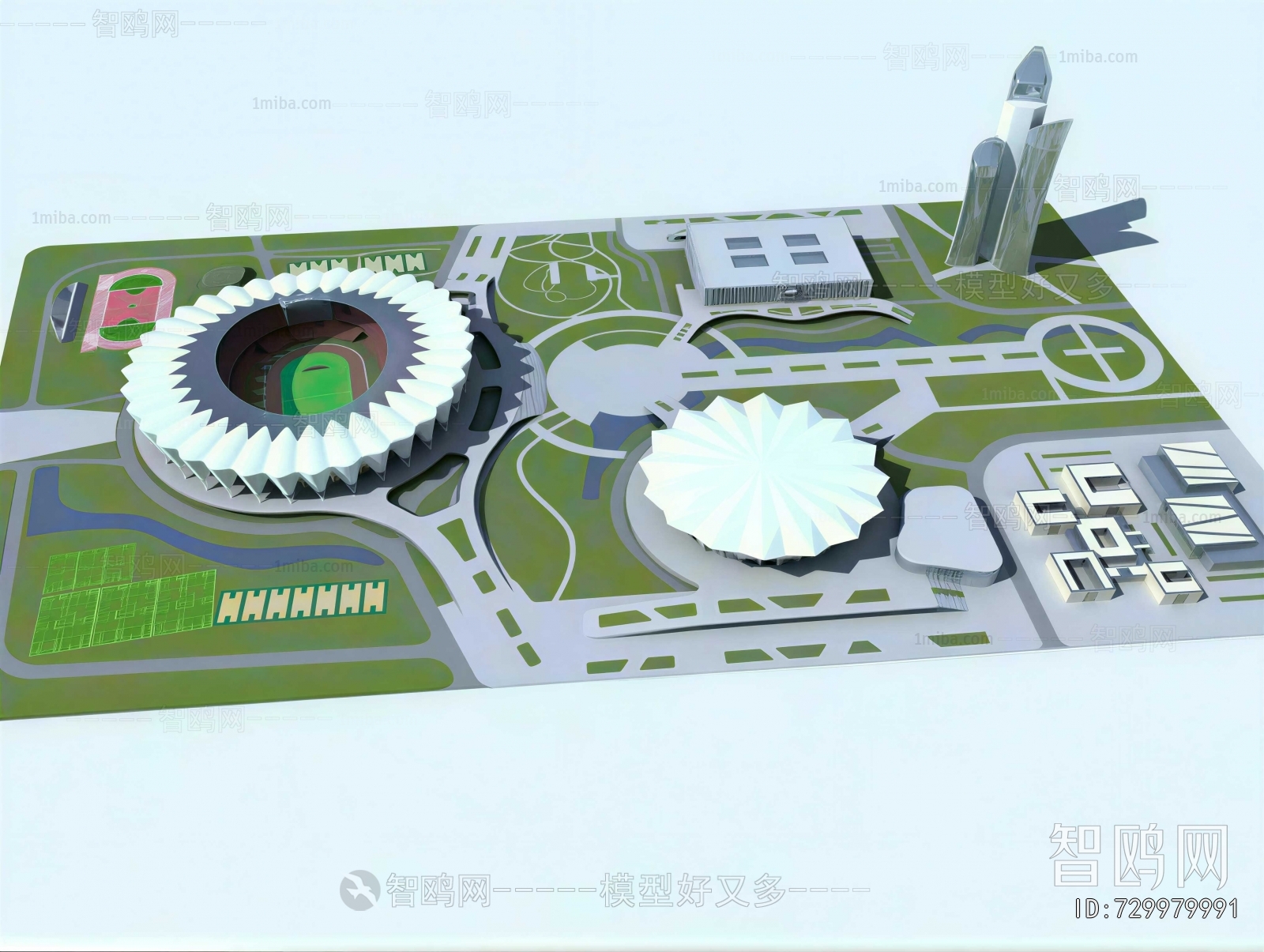 Modern Park Landscape