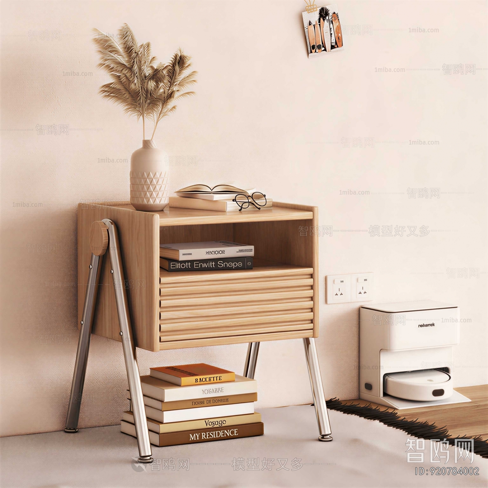 Modern Bedside Cupboard