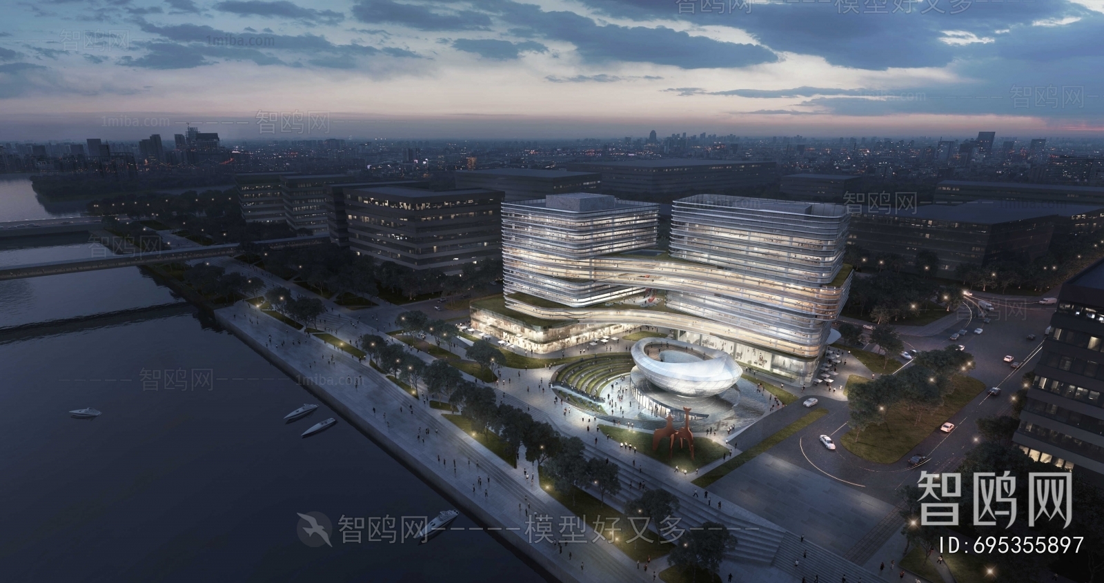 Modern Appearance Of Commercial Building