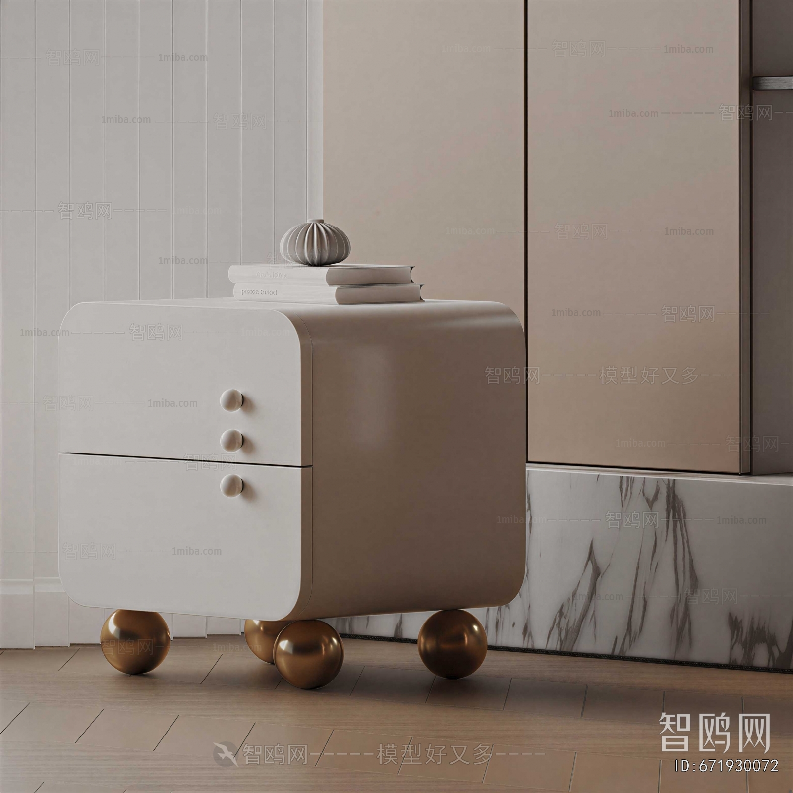 Modern Bedside Cupboard