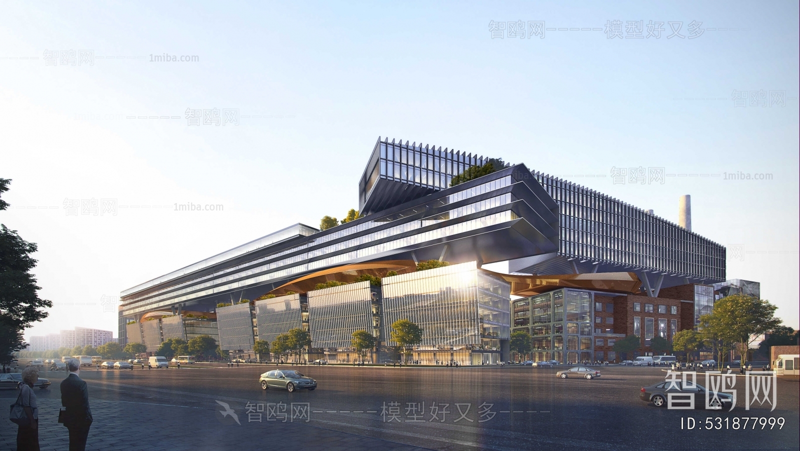 Modern Appearance Of Commercial Building