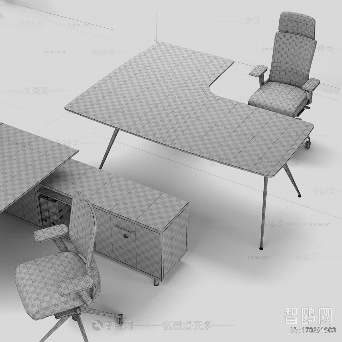 Modern Office Desk And Chair