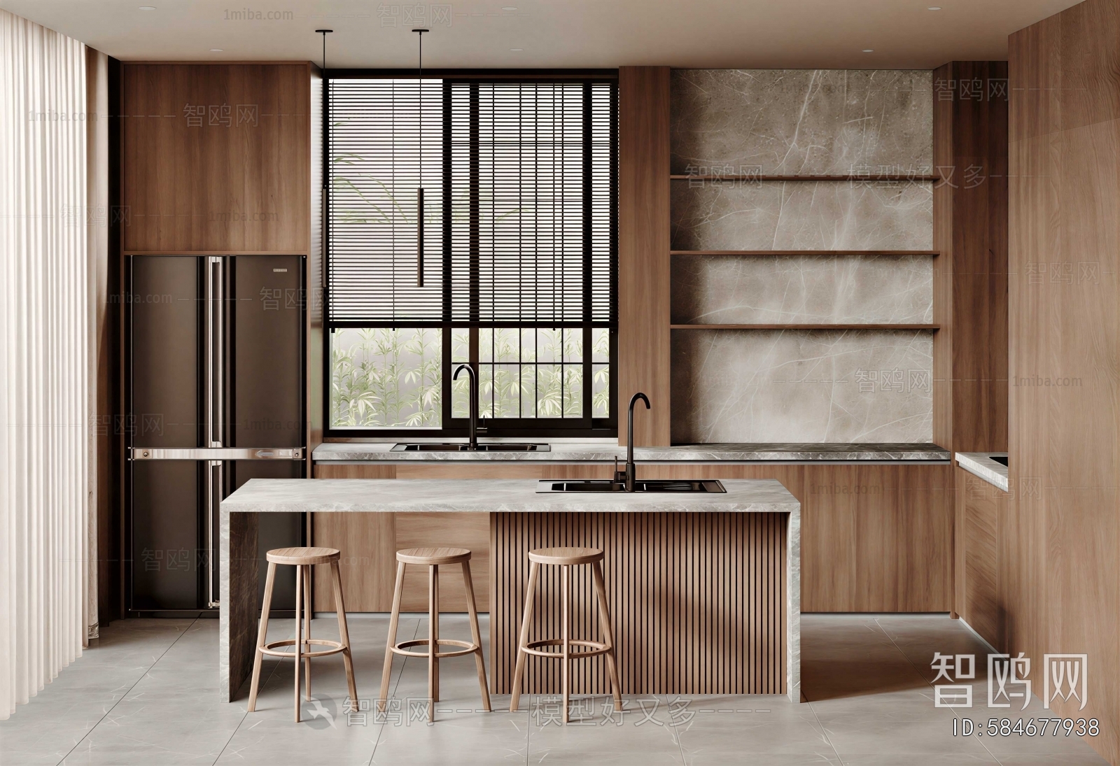 Modern Open Kitchen