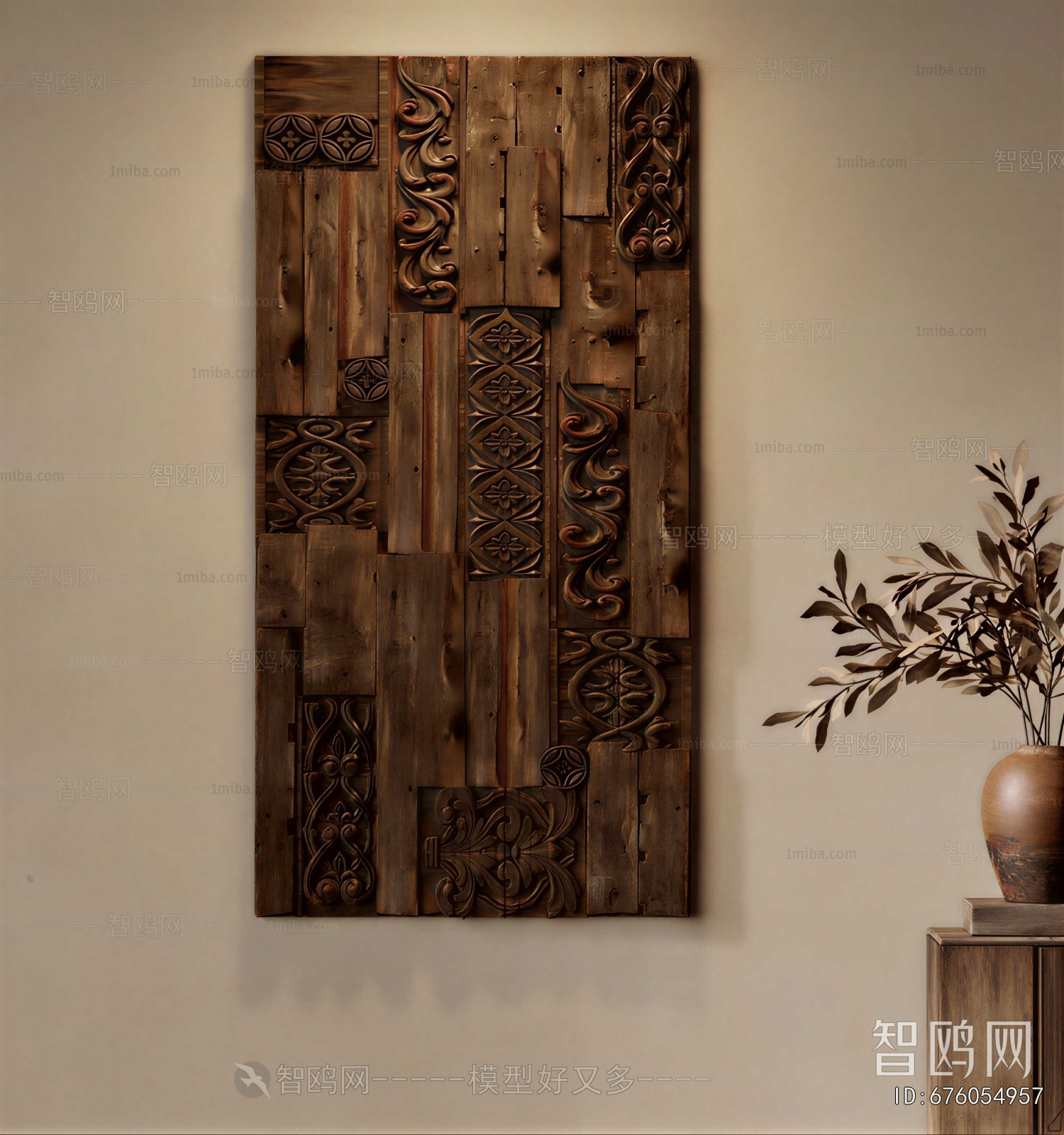 Wabi-sabi Style Wall Decoration