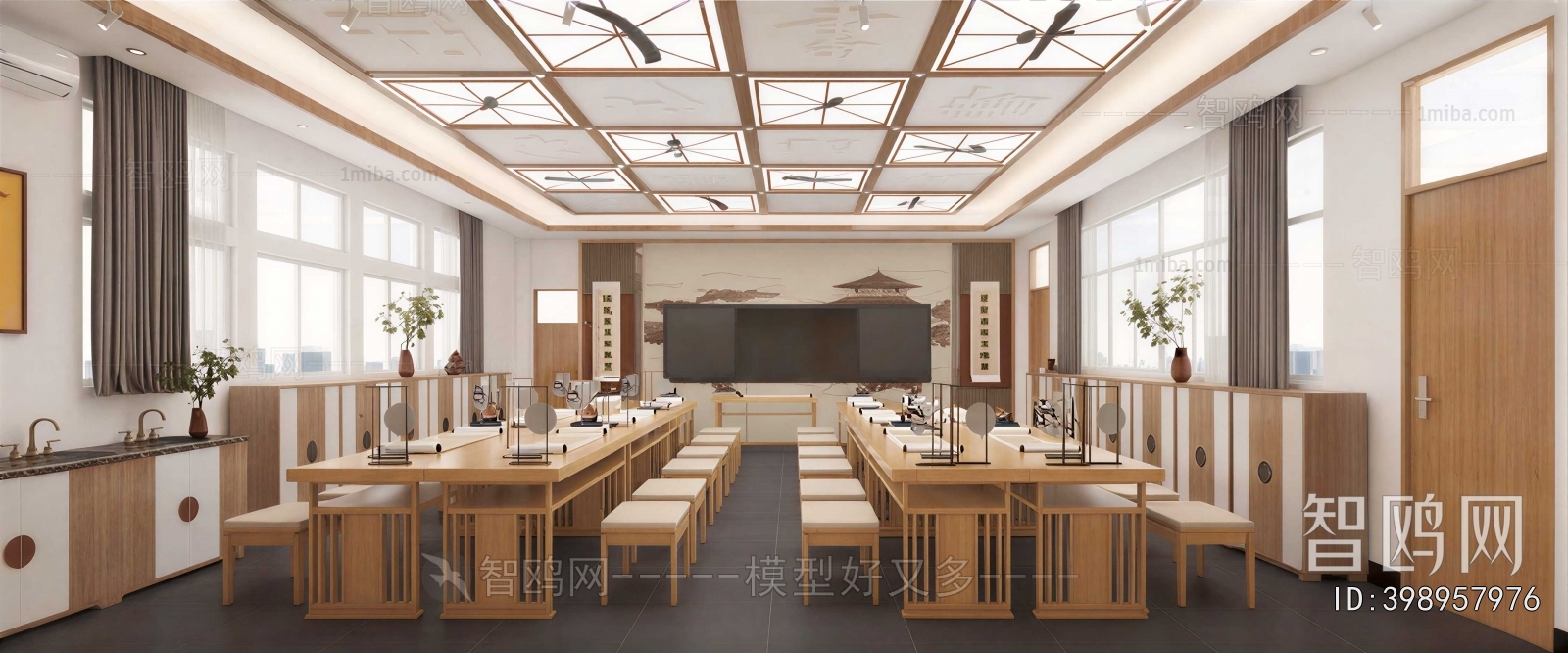 New Chinese Style School Classrooms