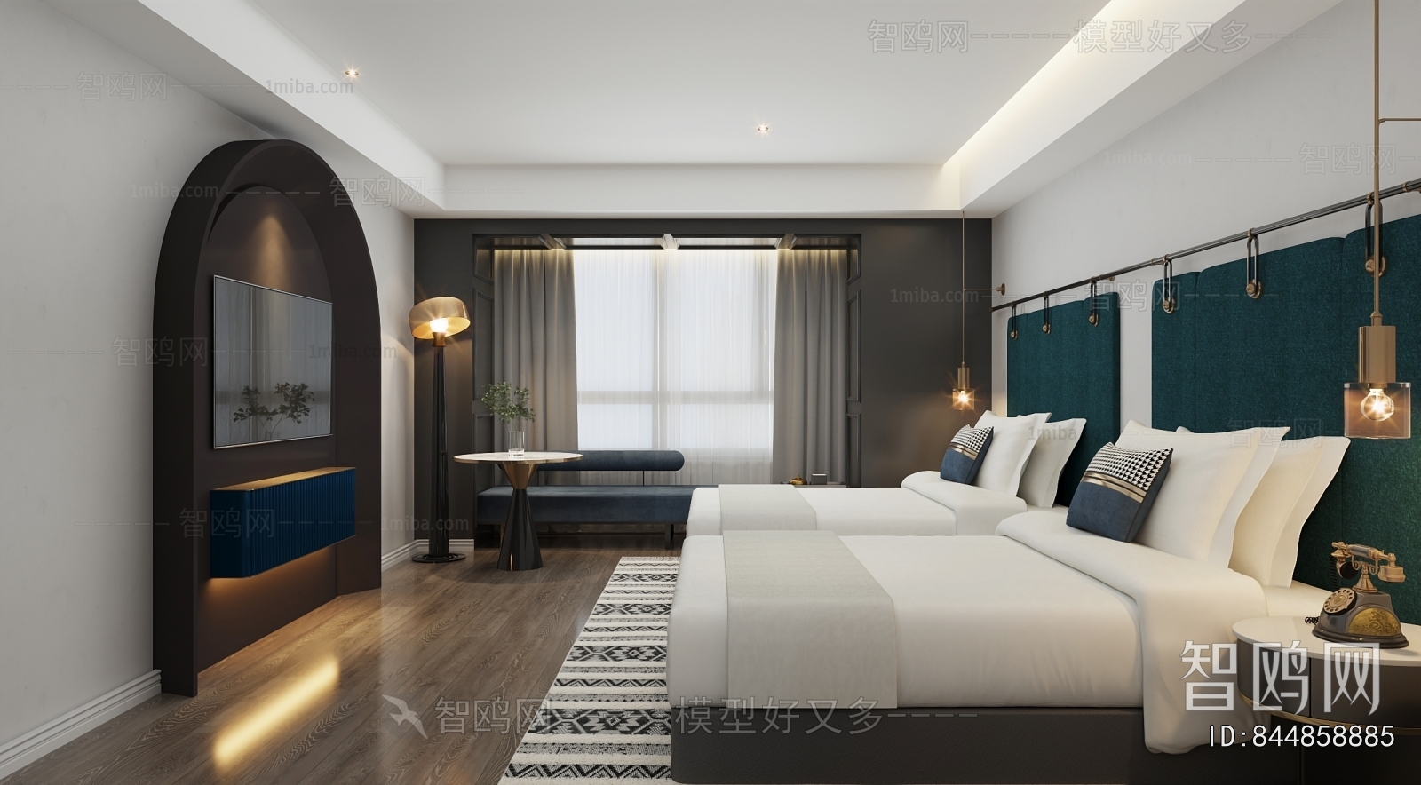 Modern Guest Room