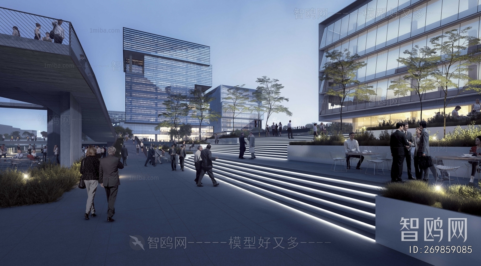 Modern Appearance Of Commercial Building