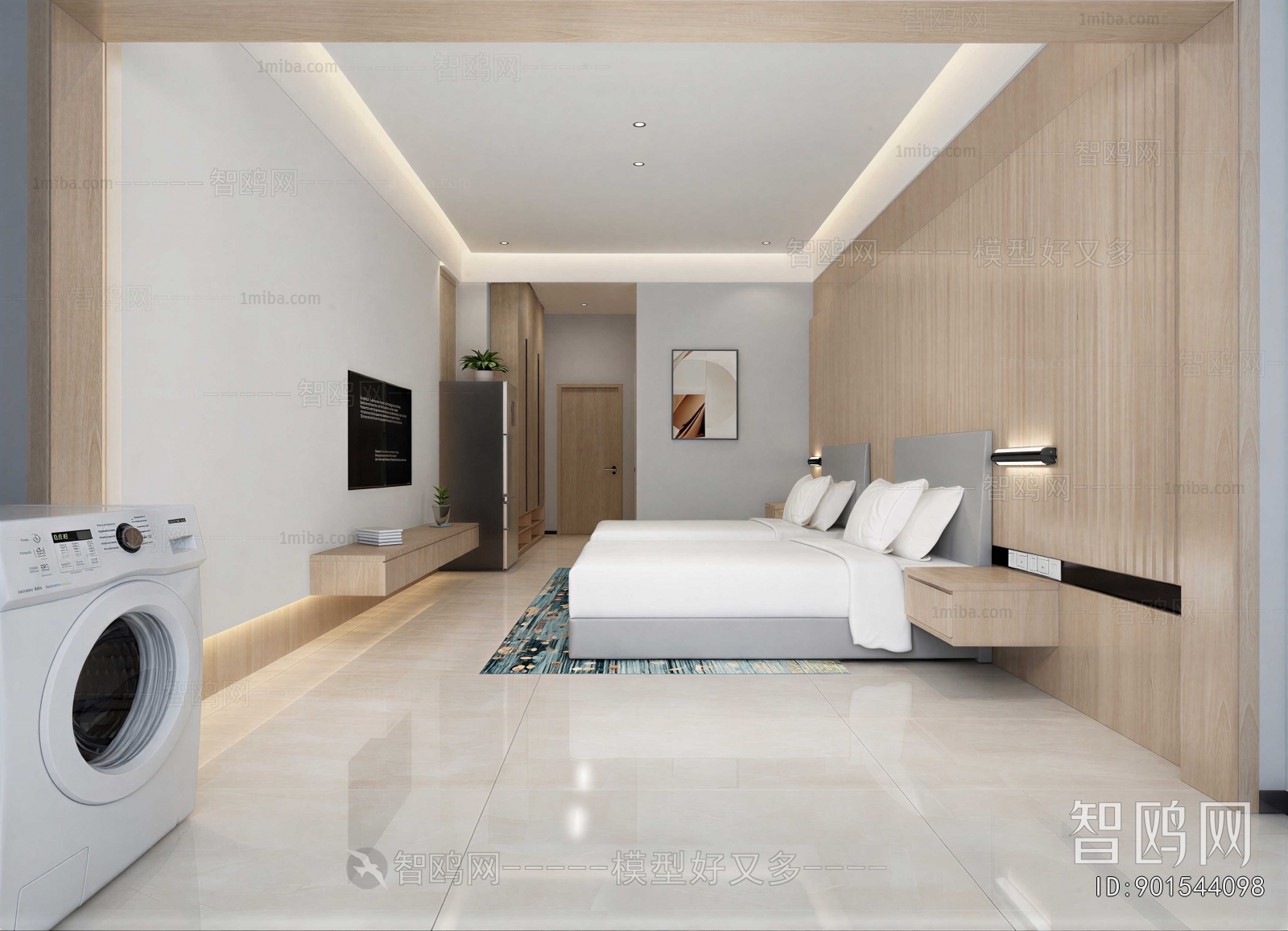 Modern Guest Room