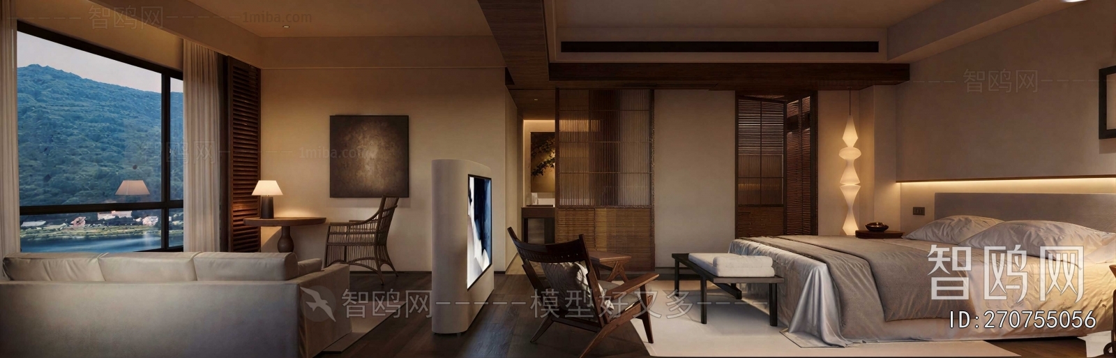 New Chinese Style Guest Room