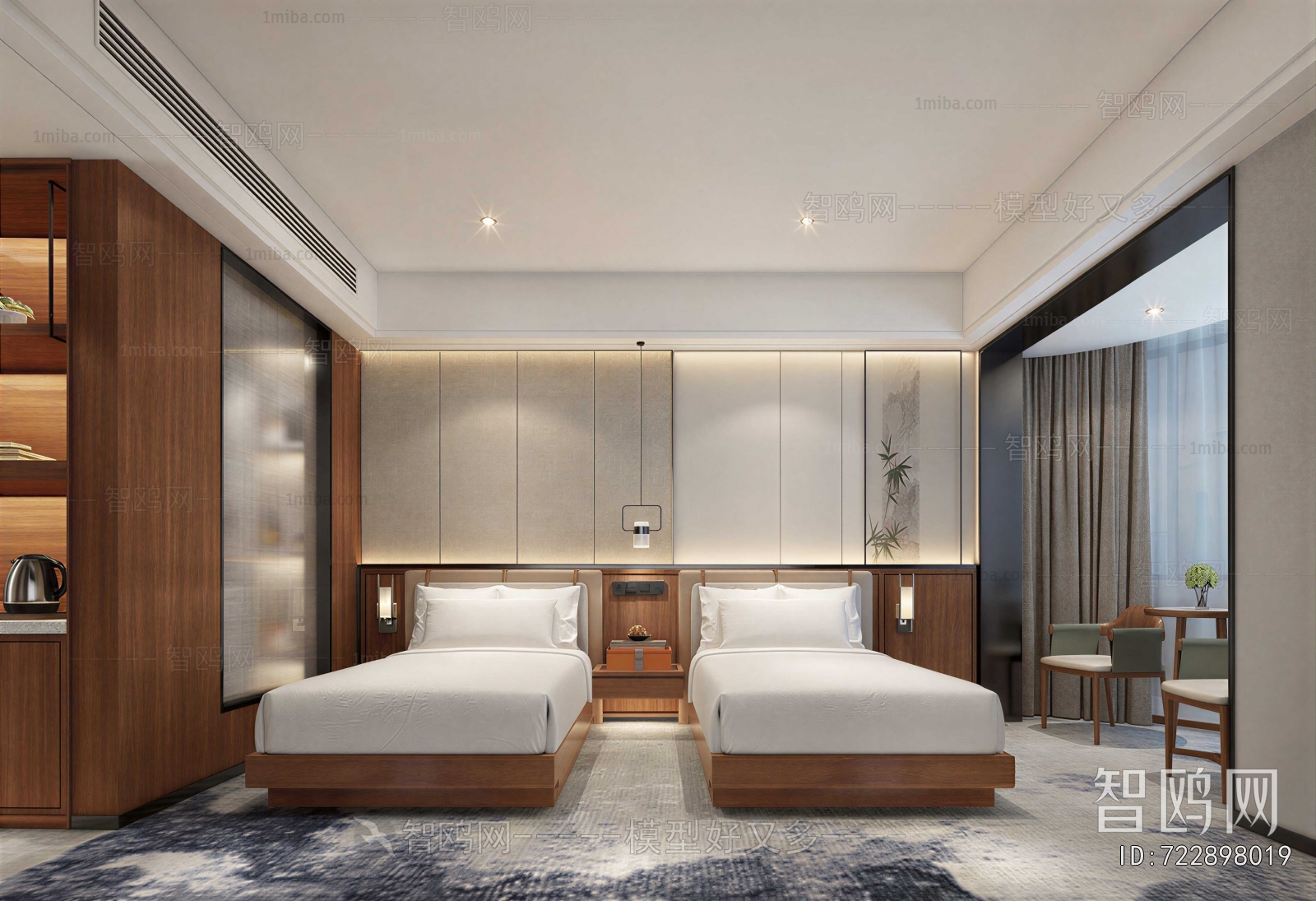 New Chinese Style Guest Room