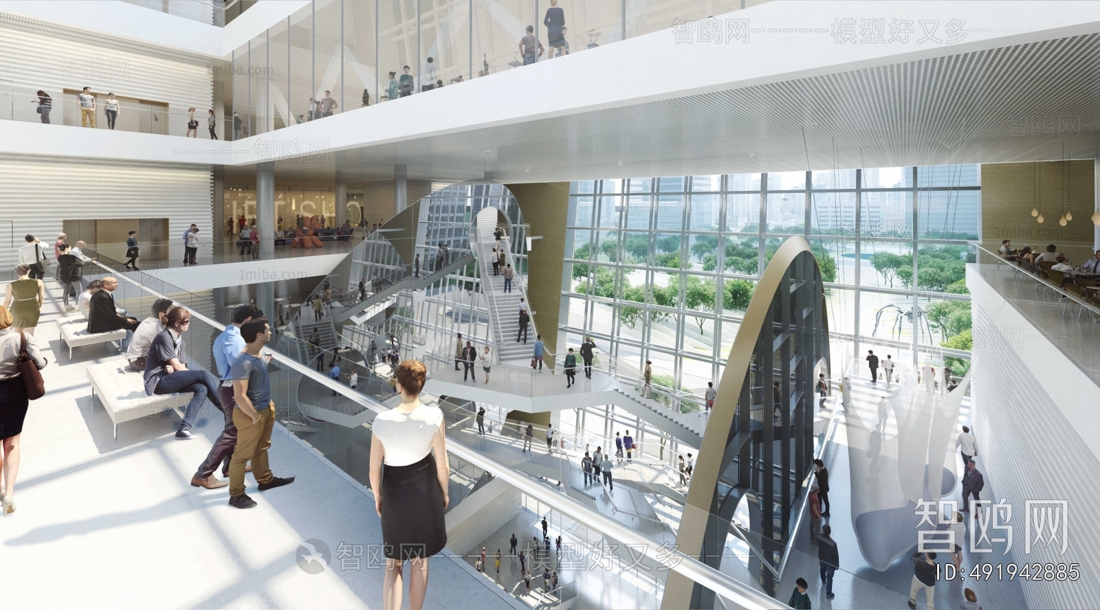 Modern Shopping Mall
