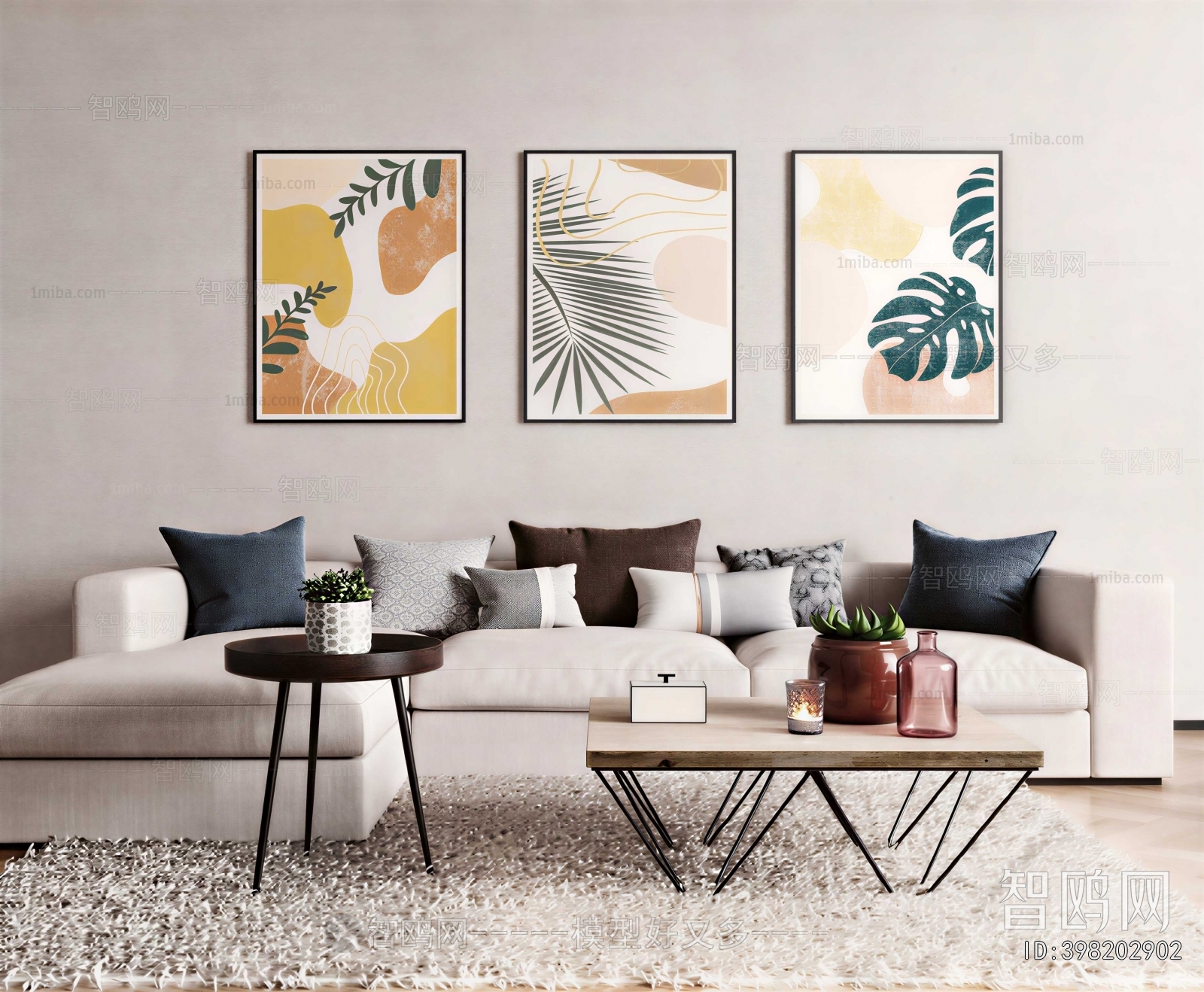 Nordic Style Sofa Combination