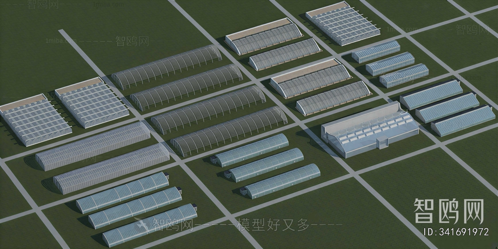 Modern Architectural Bird's-eye View Planning