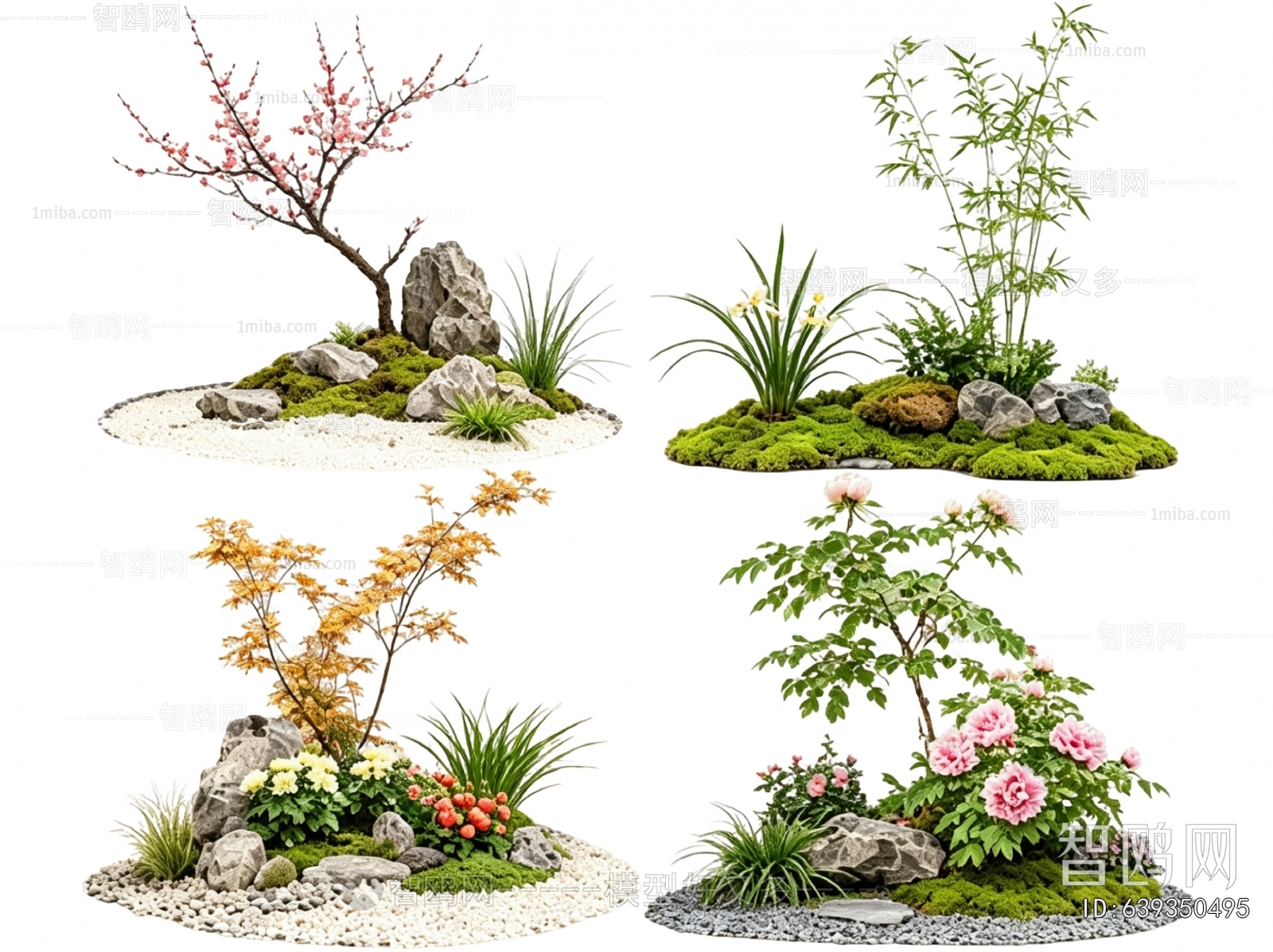 New Chinese Style Plant Landscaping